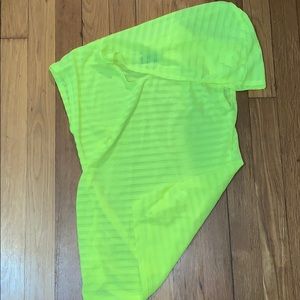 Neon yellow tank with hood